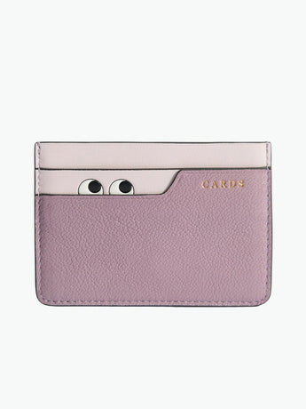Anya Hindmarch Peeping Eyes Card Case Iris Purple