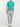 Crew Neck Modal-Blend Pocket T-shirt Cyan | E