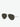Linda Farrow White Gold and Titanium Aviator Sunglasses