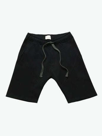 Organic Cotton Jersey Sweatshorts Black | A
