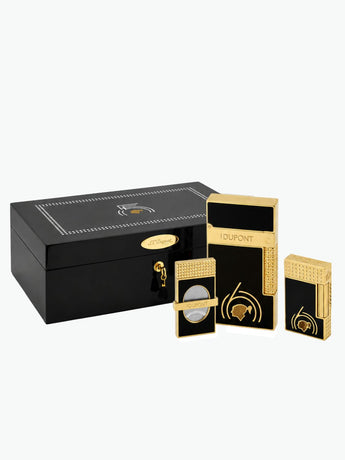 S.T. Dupont X Cohiba Anniversary Set | Lighter, Cutter, Table Lighter and Humidor