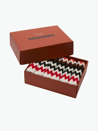 Missoni Best Red Face Towels Six Pieces Gift Box