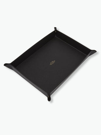 Smythson Large Rectangular Trinket Tray in Panama