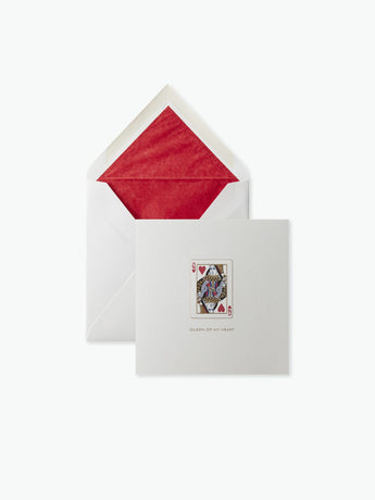 Smythson Queen of My Heart Card