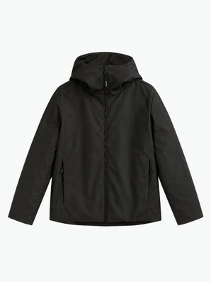 Aspesi Padded Shell Hooded Jacket Black