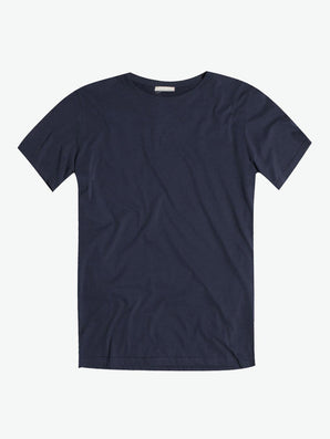 The Project Garments Crew Neck Organic Cotton T-shirt Navy