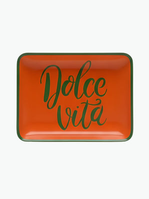 Les Ottomans Dolce Vita Hand-Painted Tray