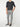 Henley Organic Cotton Long Sleeve T-shirt Asphalt Grey | F