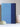 Smythson Printed Stripe Soho Notebook in Panama Nile Blue