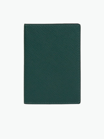 Smythson Passport Cover in Panama Forest